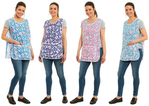 Ladies floral tabard apron - ladies,