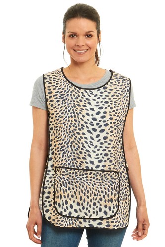 Ladies leopard design - design, piping