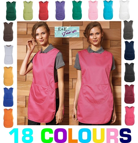 Tabard apron with pocket - with,