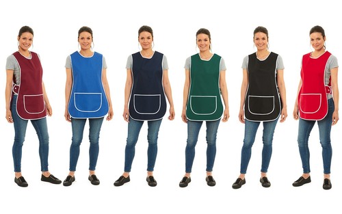 Ladies plain tabard apron with - tabard,